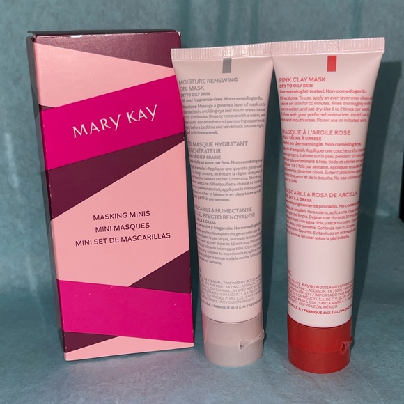 💕🌟💛 MARY KAY MASKING MINIS IN PINK CLAY MASK AND GEL MASK LIMITED EDITION - Picture 4 of 7